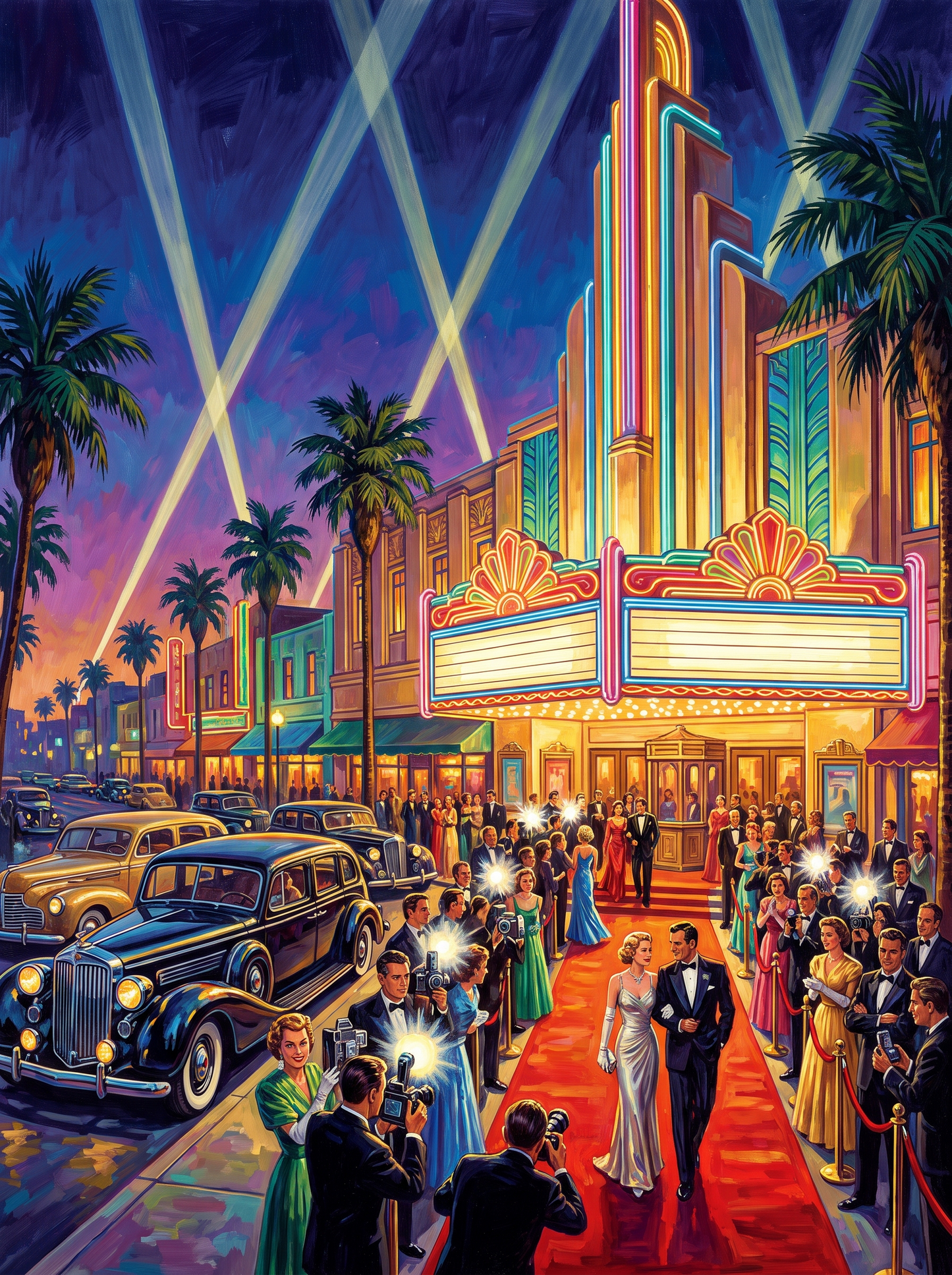 Los Angeles Hollywood Premiere 1940s