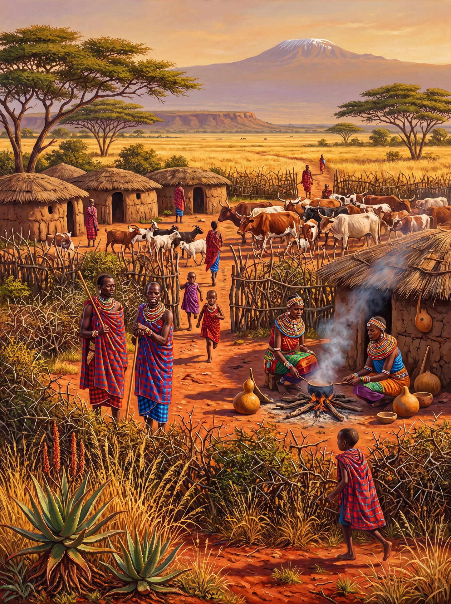 Maasai Homestead