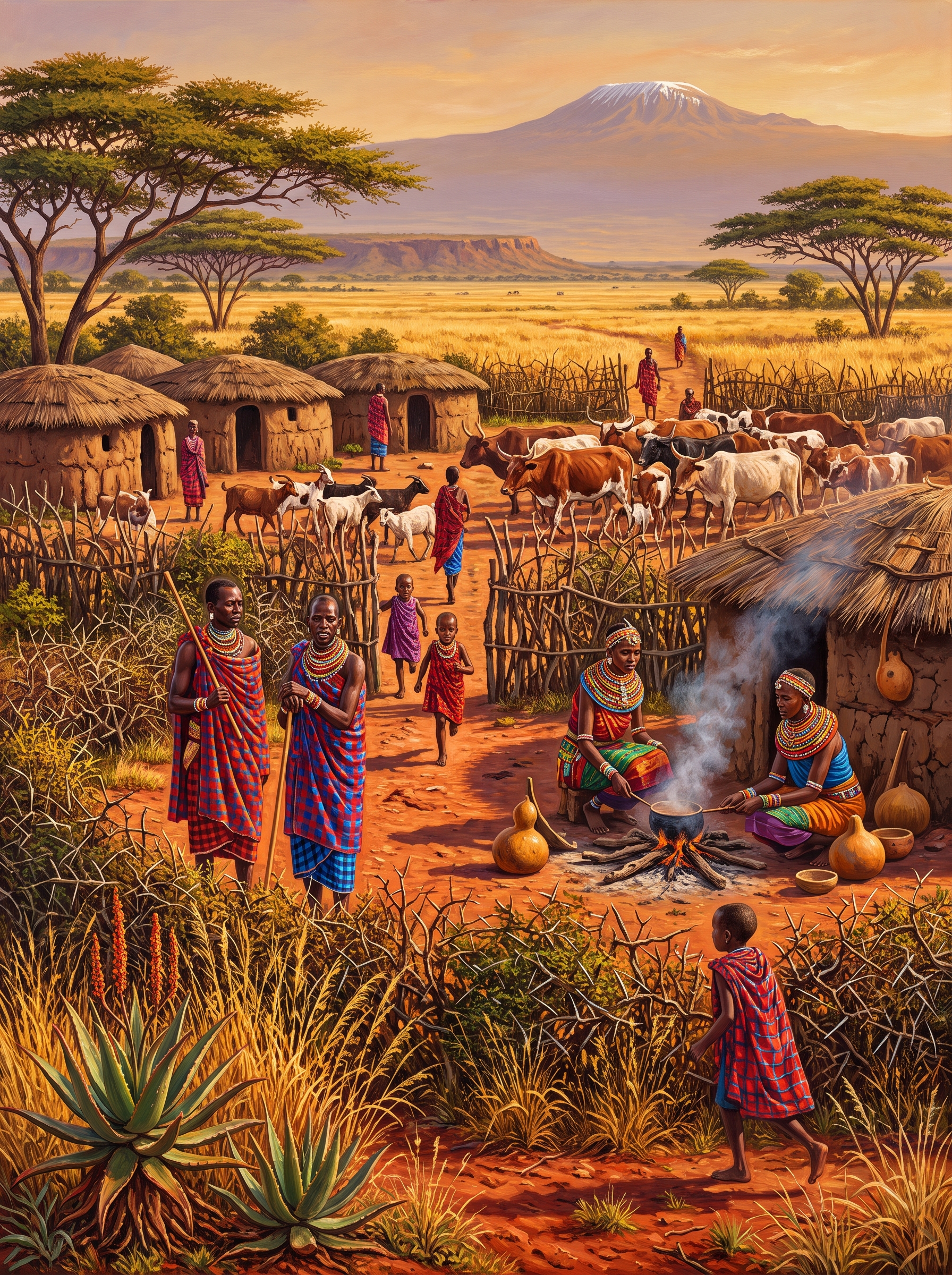 Maasai Homestead