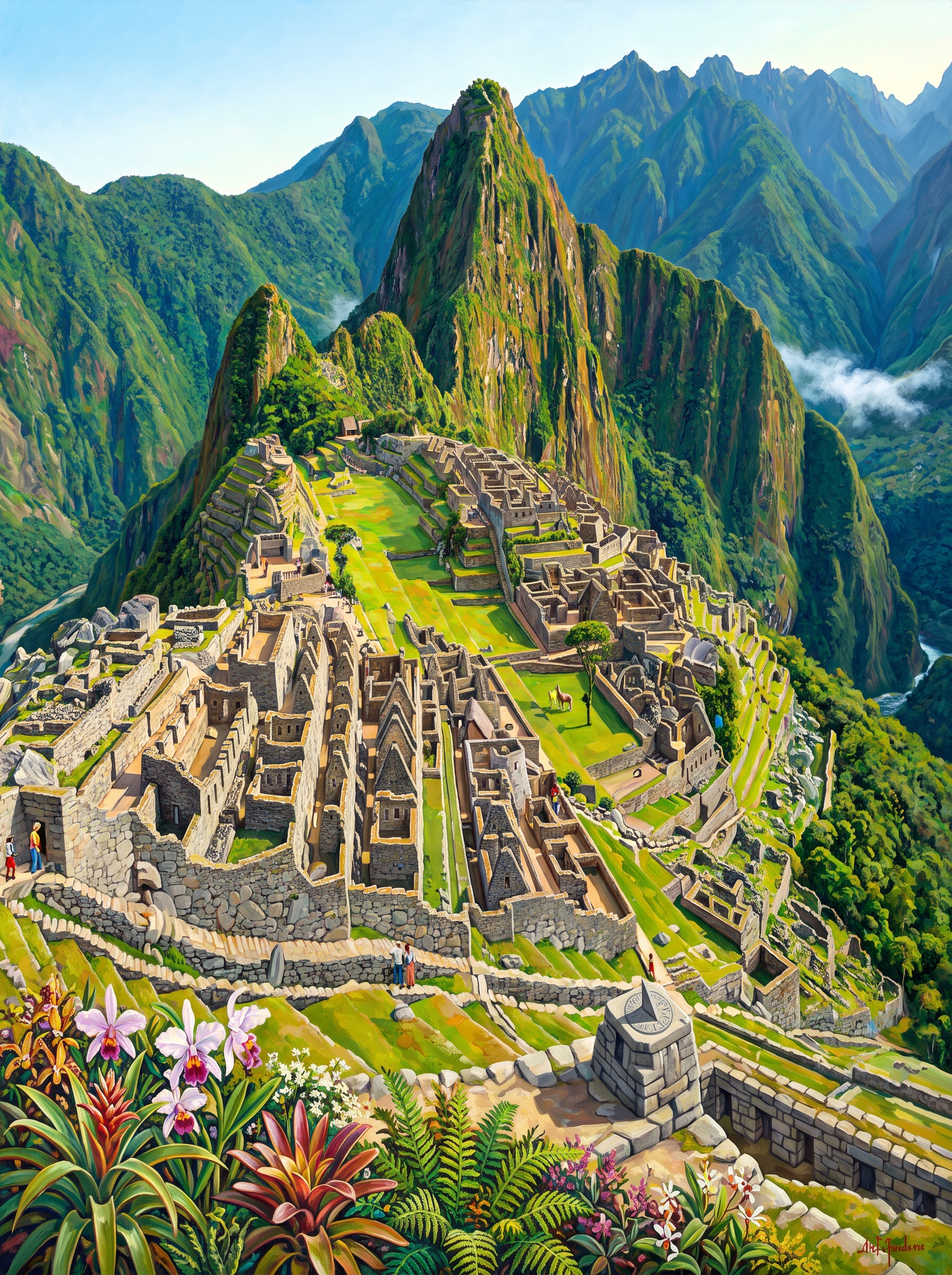 Machu Picchu Terraces