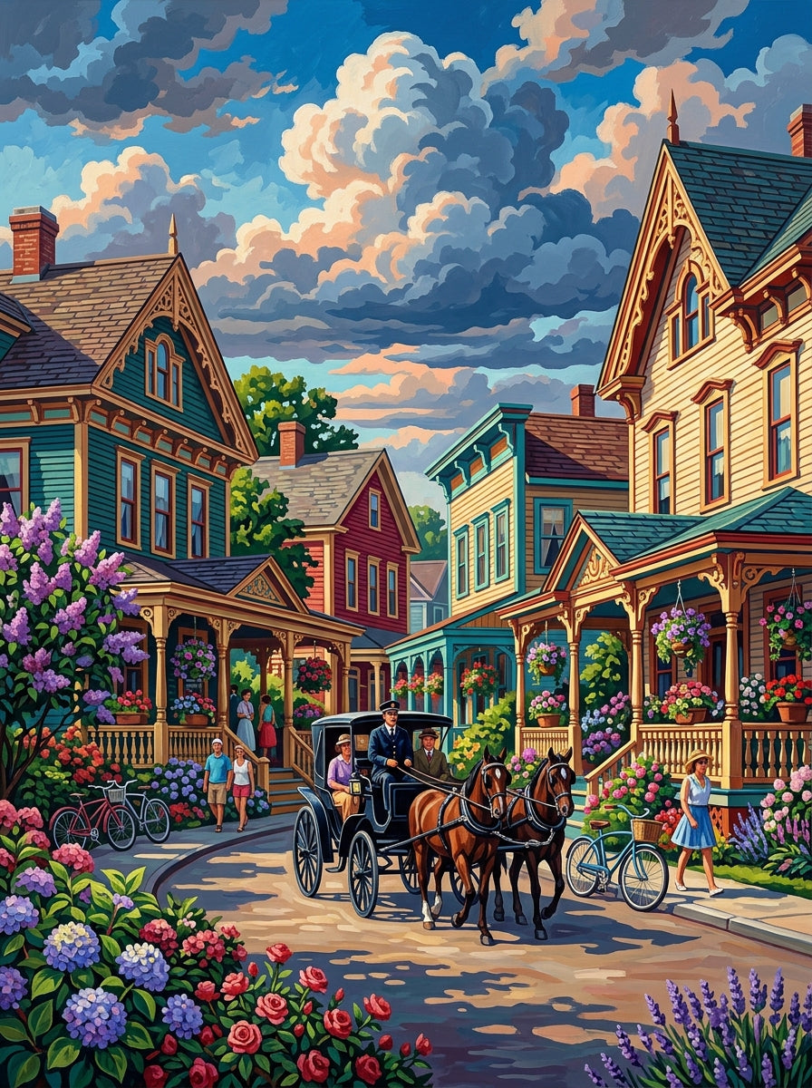 Mackinac Island Summer (150 Color Diamond Painting)