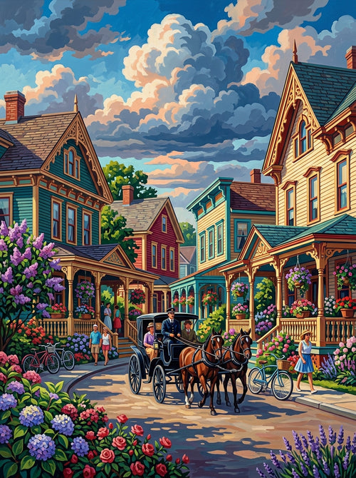 Mackinac Island Summer (150 Color Diamond Painting)