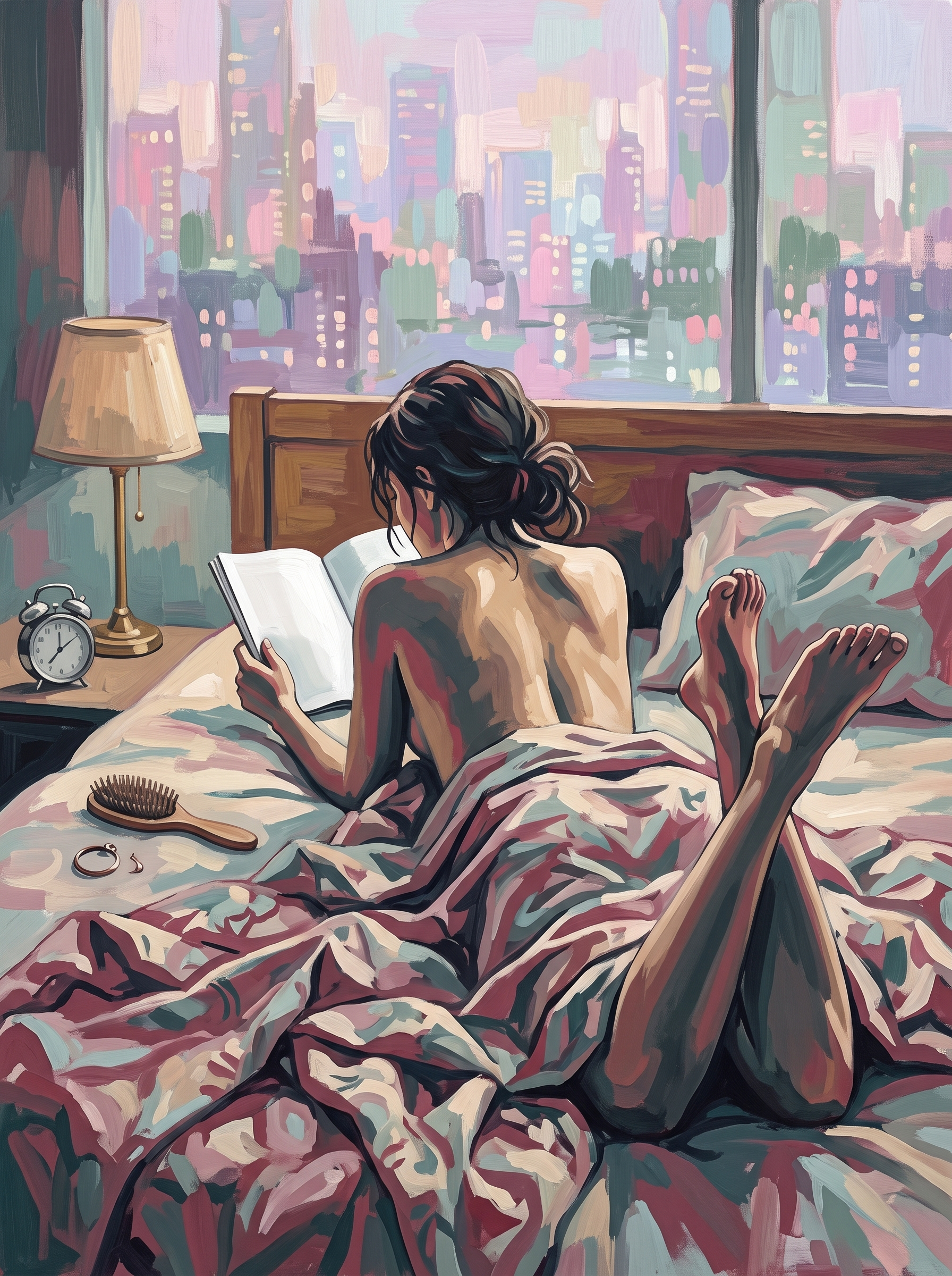 Magazine on the Bed