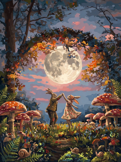 Magical Moonlight Dance (Diamond Painting) Diamond Painting kit