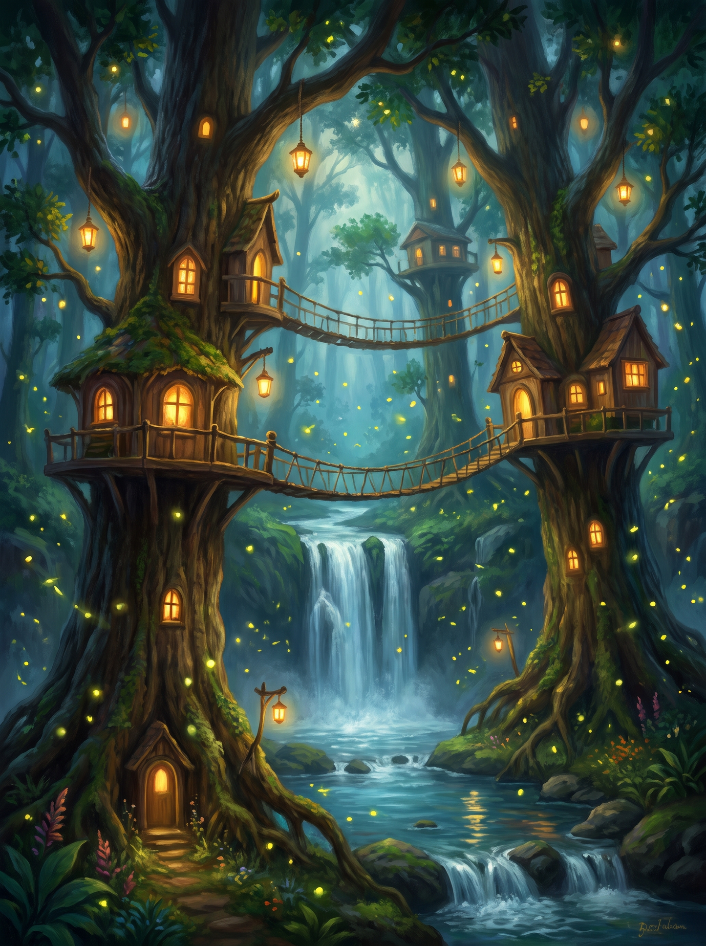 Magical Treehouse Village Lanterns