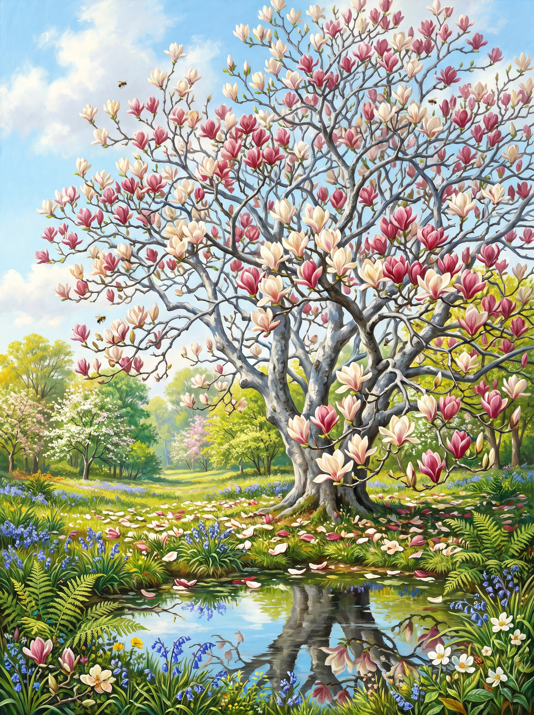 Magnolia in Flower