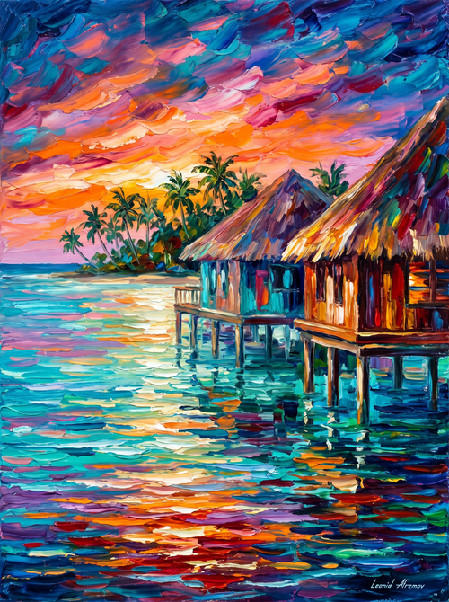 Maldives Overwater Sunset