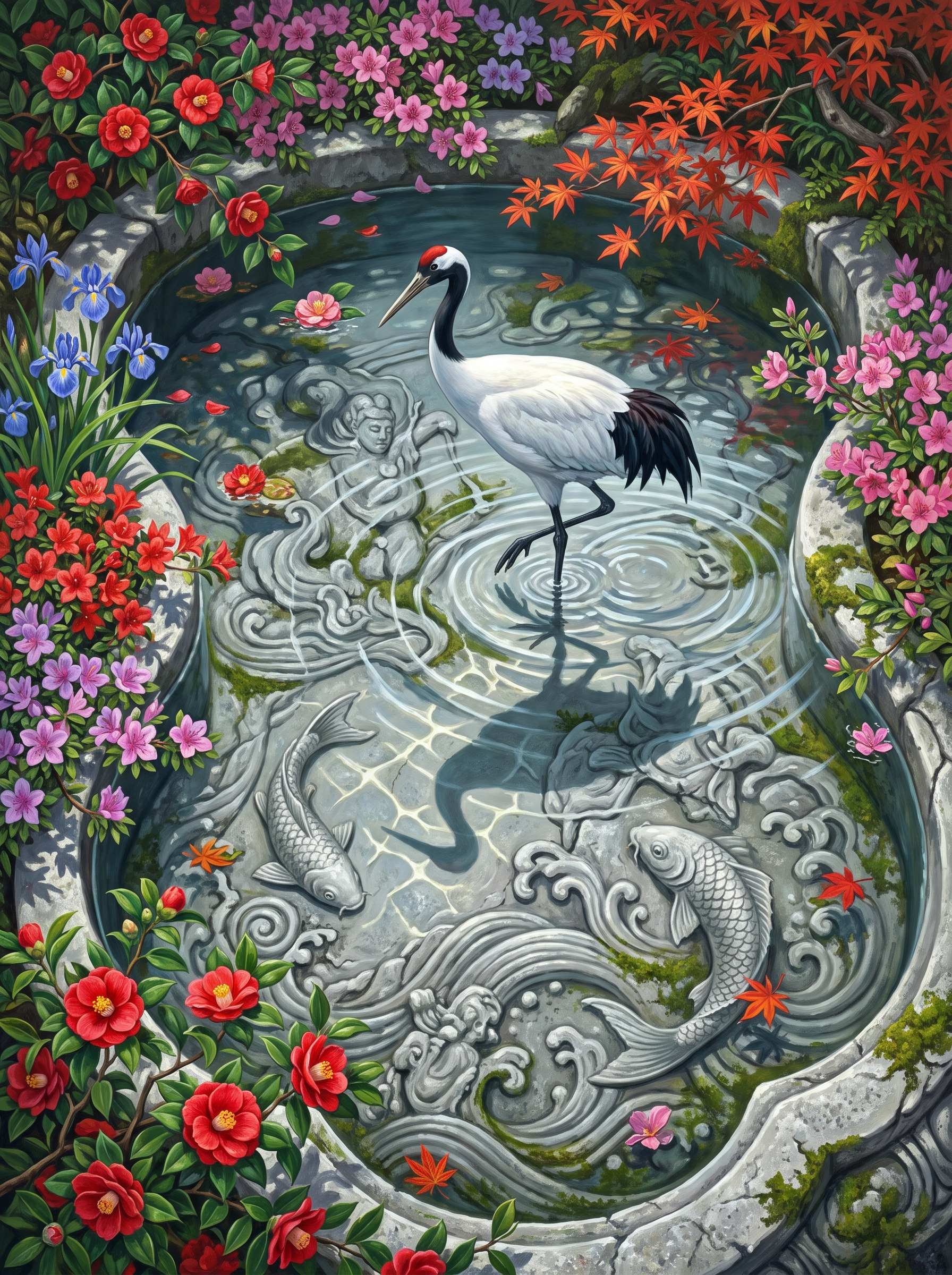 Maple Garden Crane
