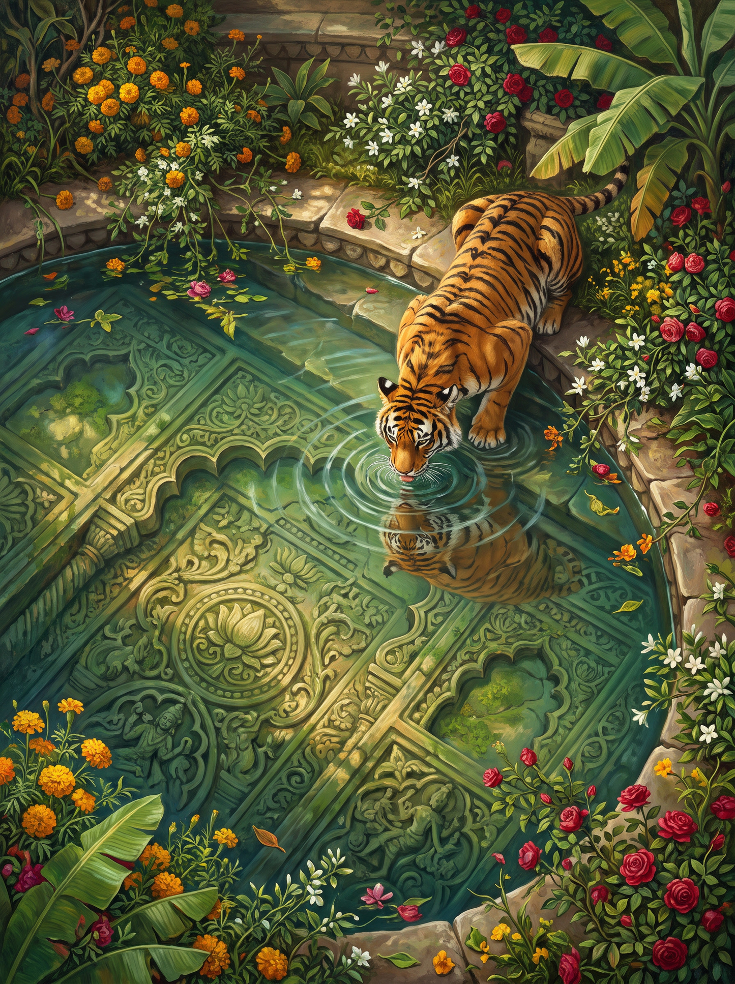 Marigold Stepwell Tiger