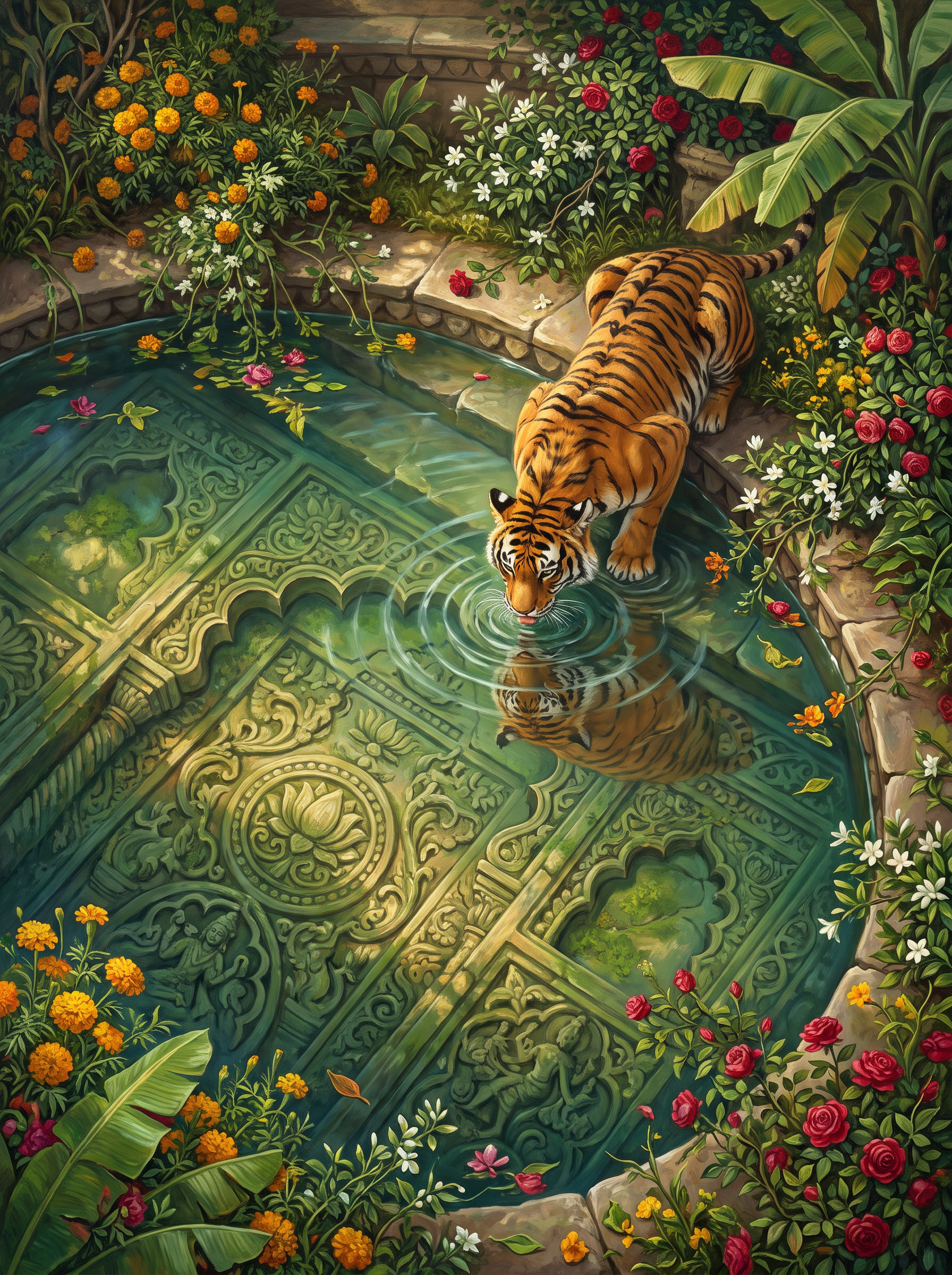 Marigold Stepwell Tiger