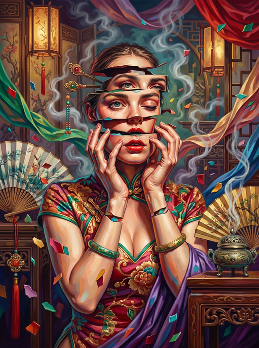 Almost Herself (150 Color Diamond Painting)