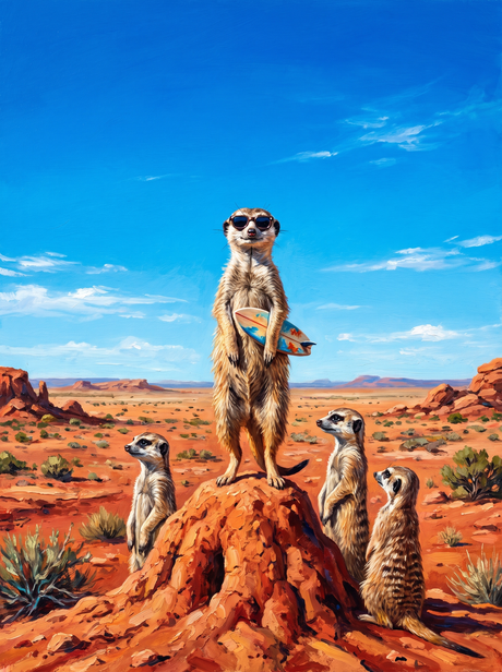 Meerkat Surfer