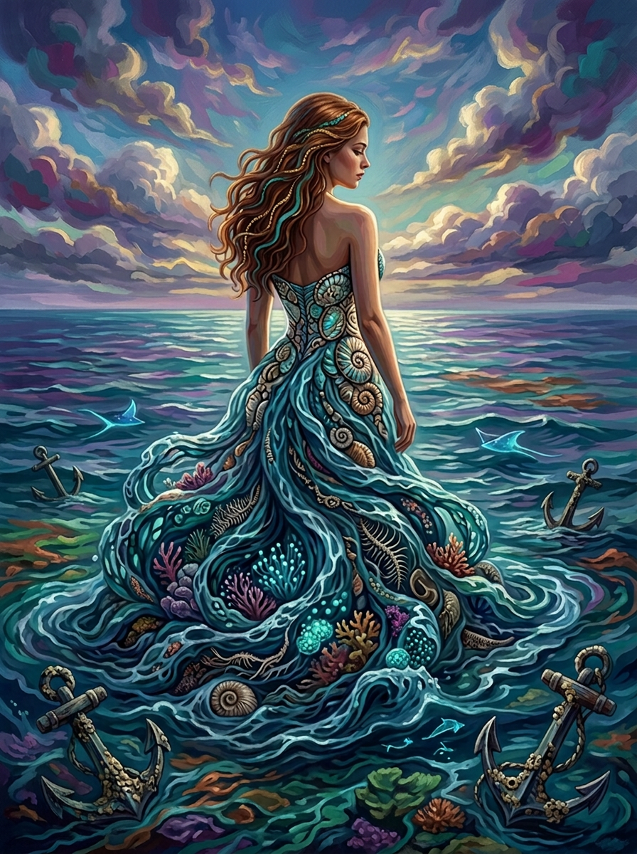Mermaid Dream (100 Color Diamond Painting)