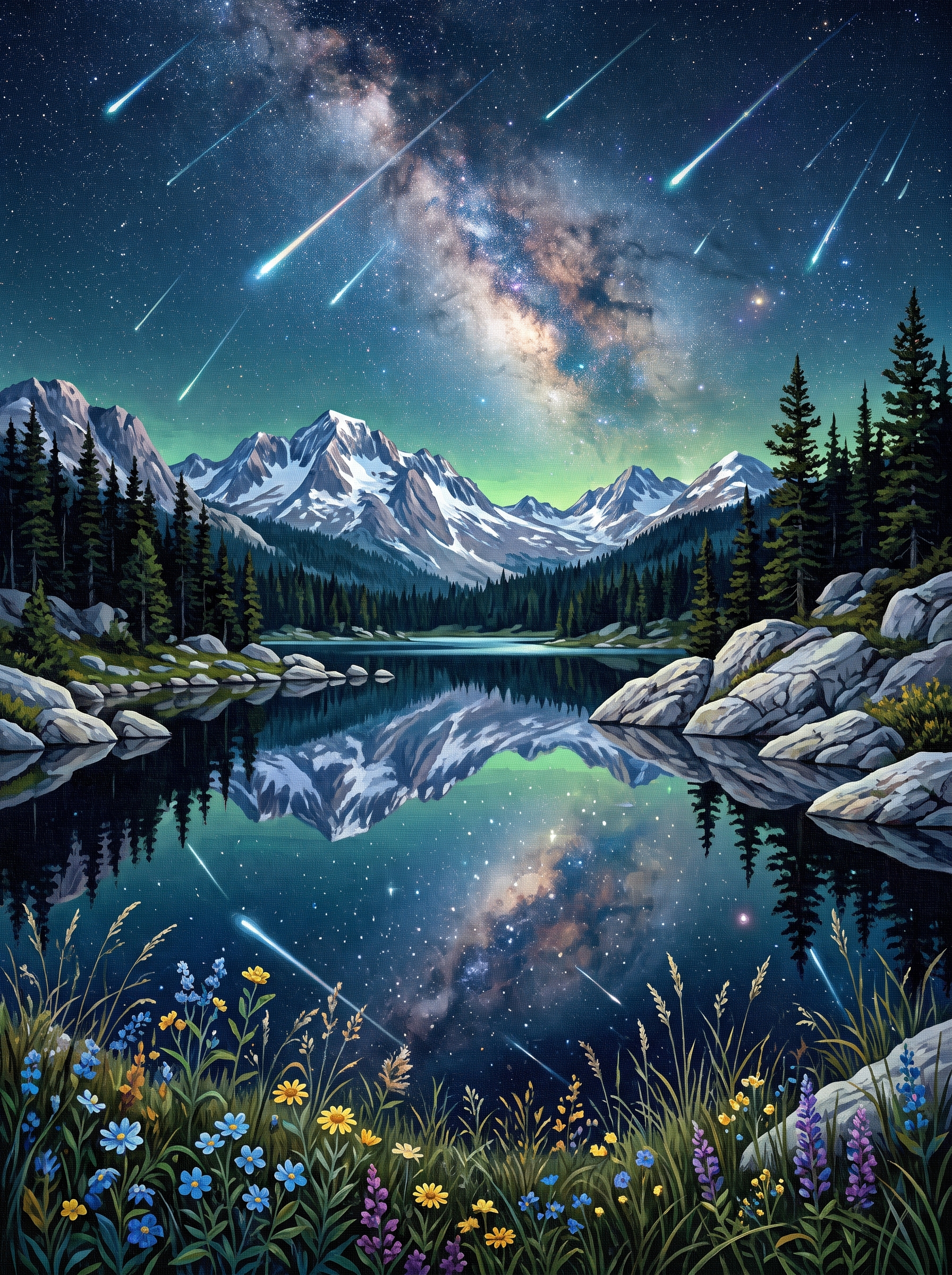 Meteor Shower Lake
