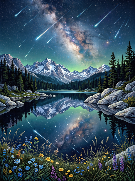 Meteor Shower Lake