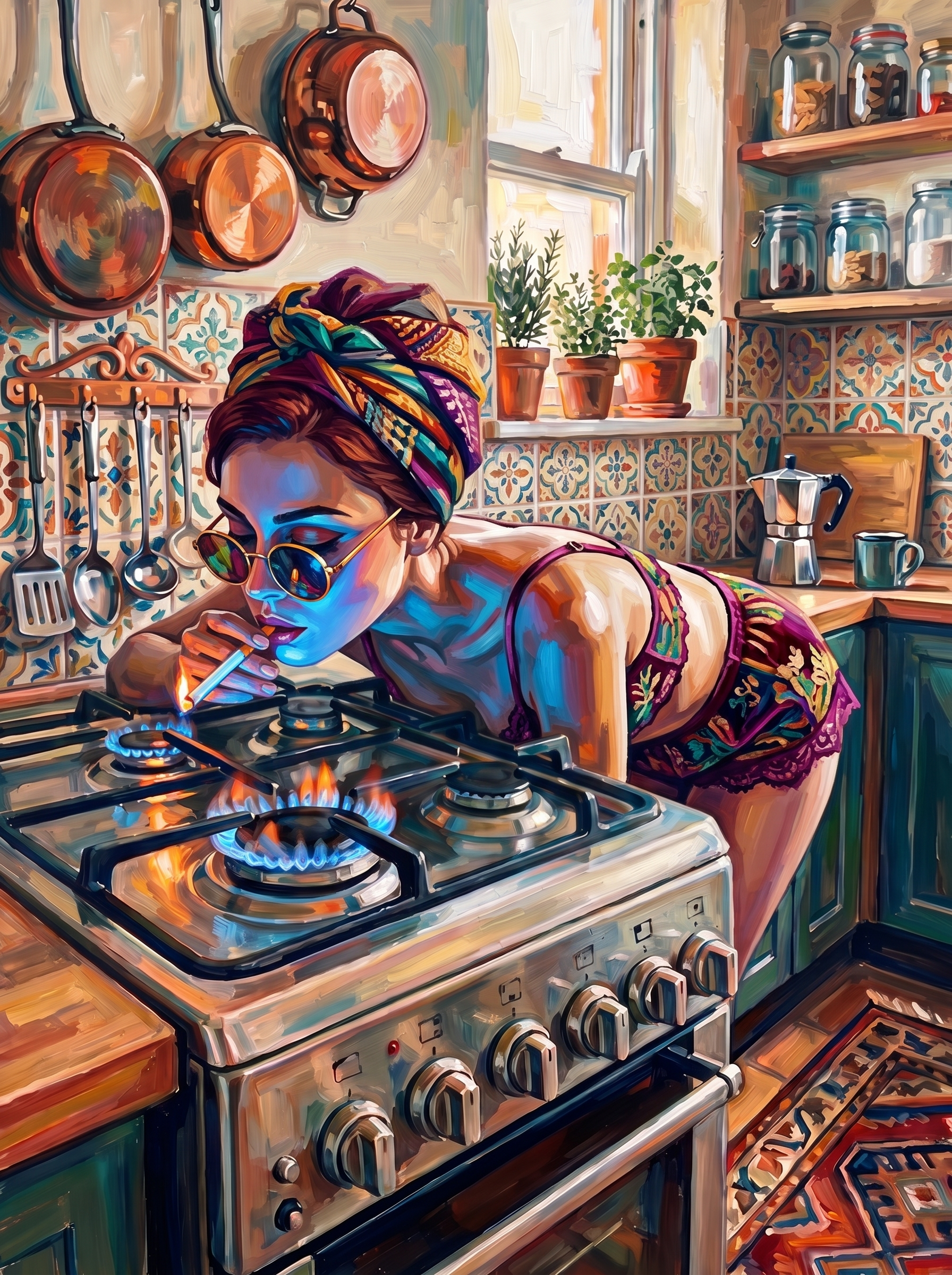 Midnight Lace Kitchen