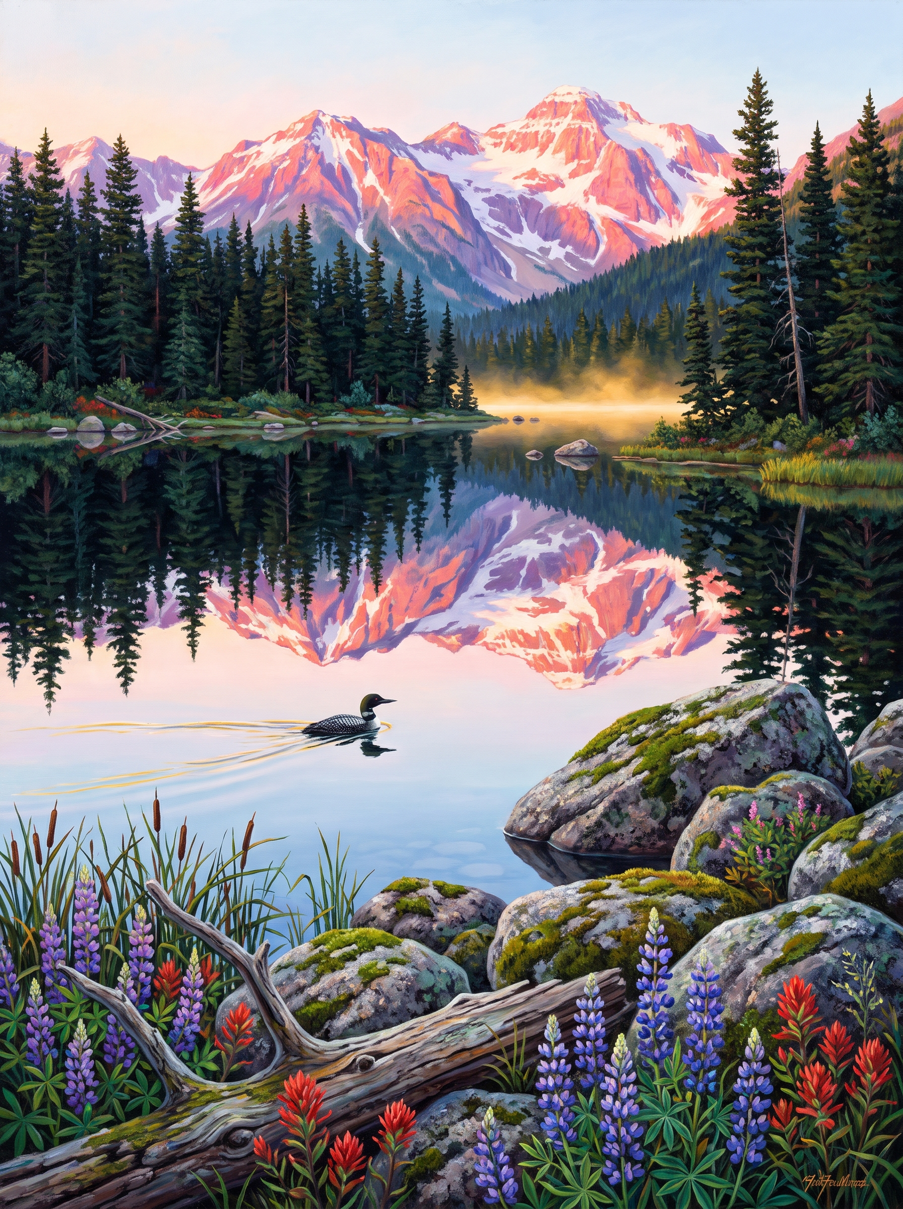Mirror Lake First Light