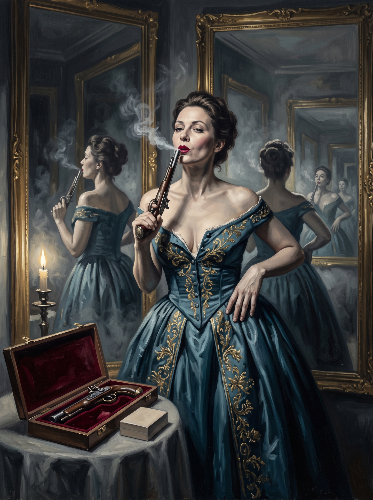 Mirrored Salon Duel
