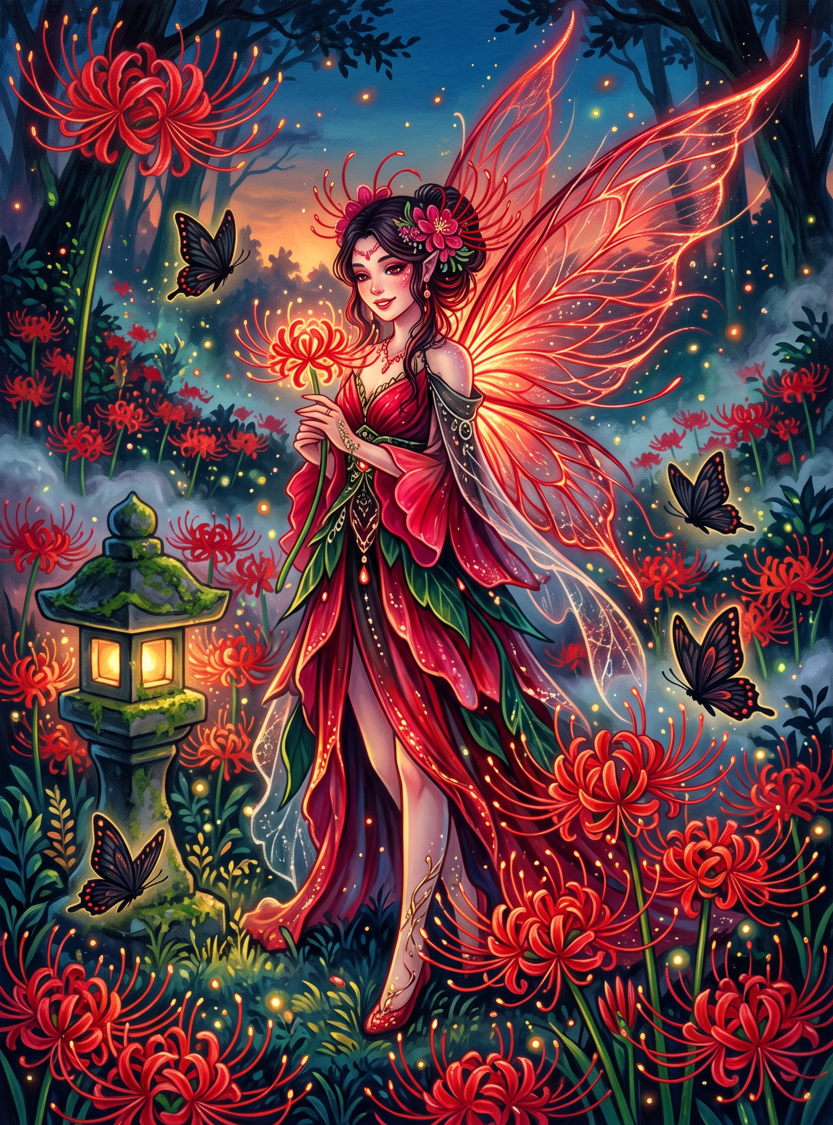 Misty Spider Lily Fairy