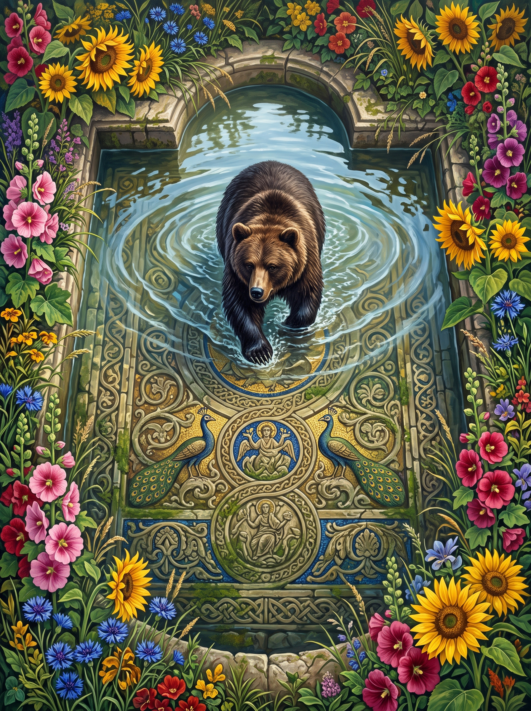 Monastery Bear Wade
