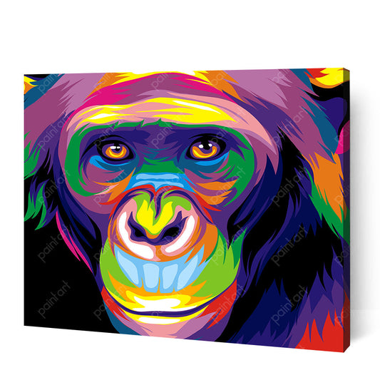 Psychedelic Monkey II (Diamond Painting) Diamond Painting kit