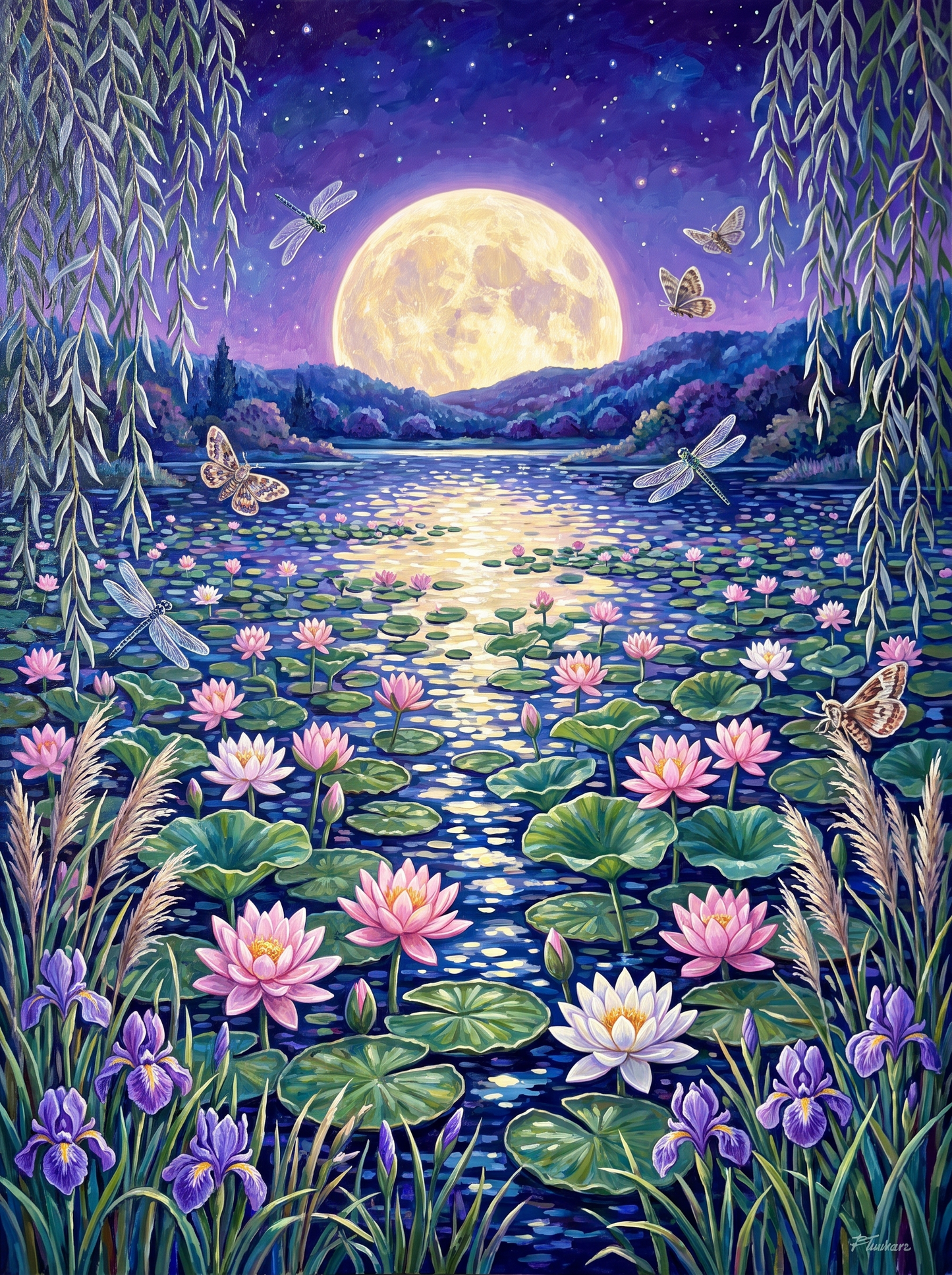 Moon over Lotus