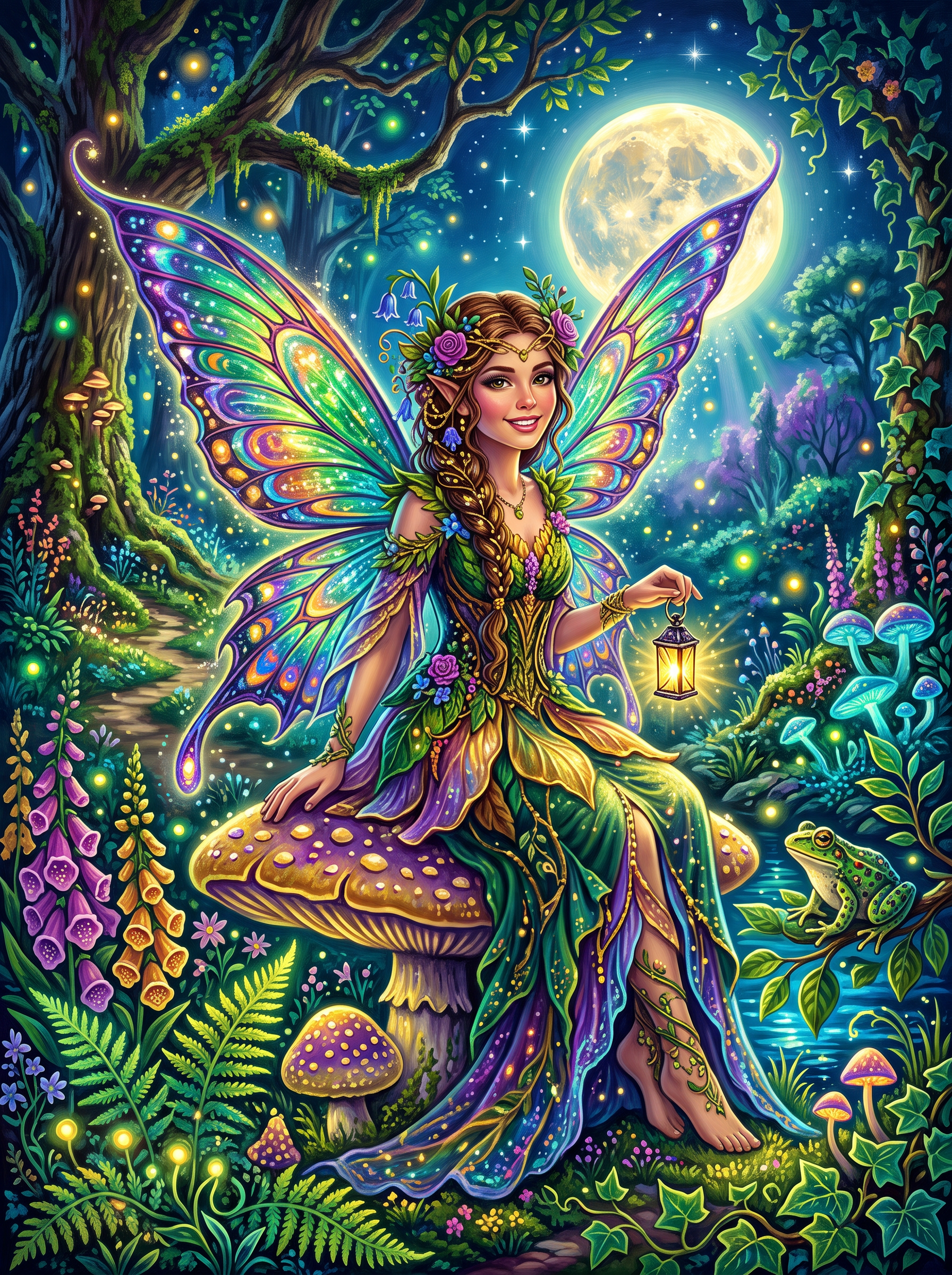 Moonlit Mushroom Fairy