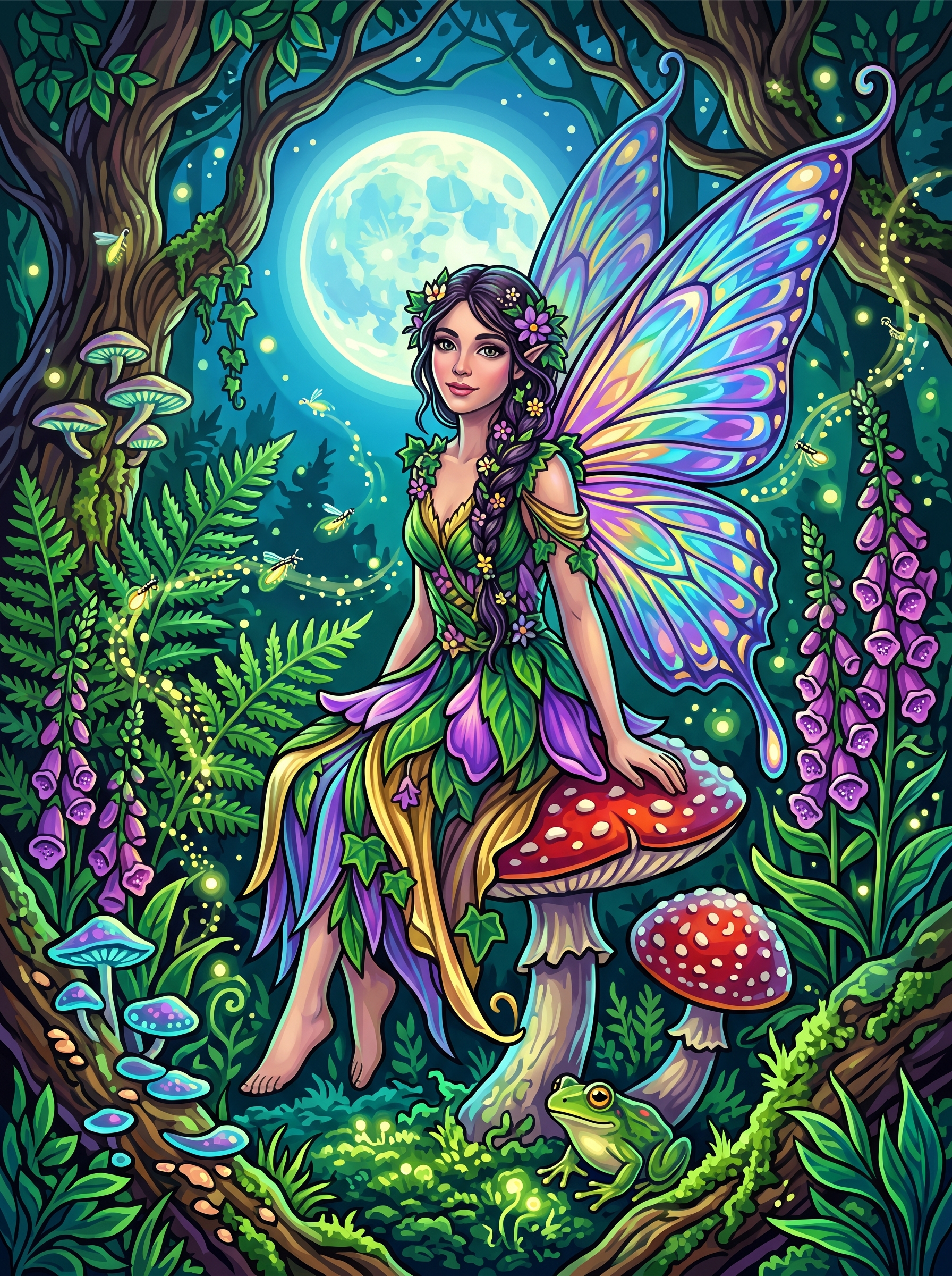 Moonlit Woodland Fairy Glade