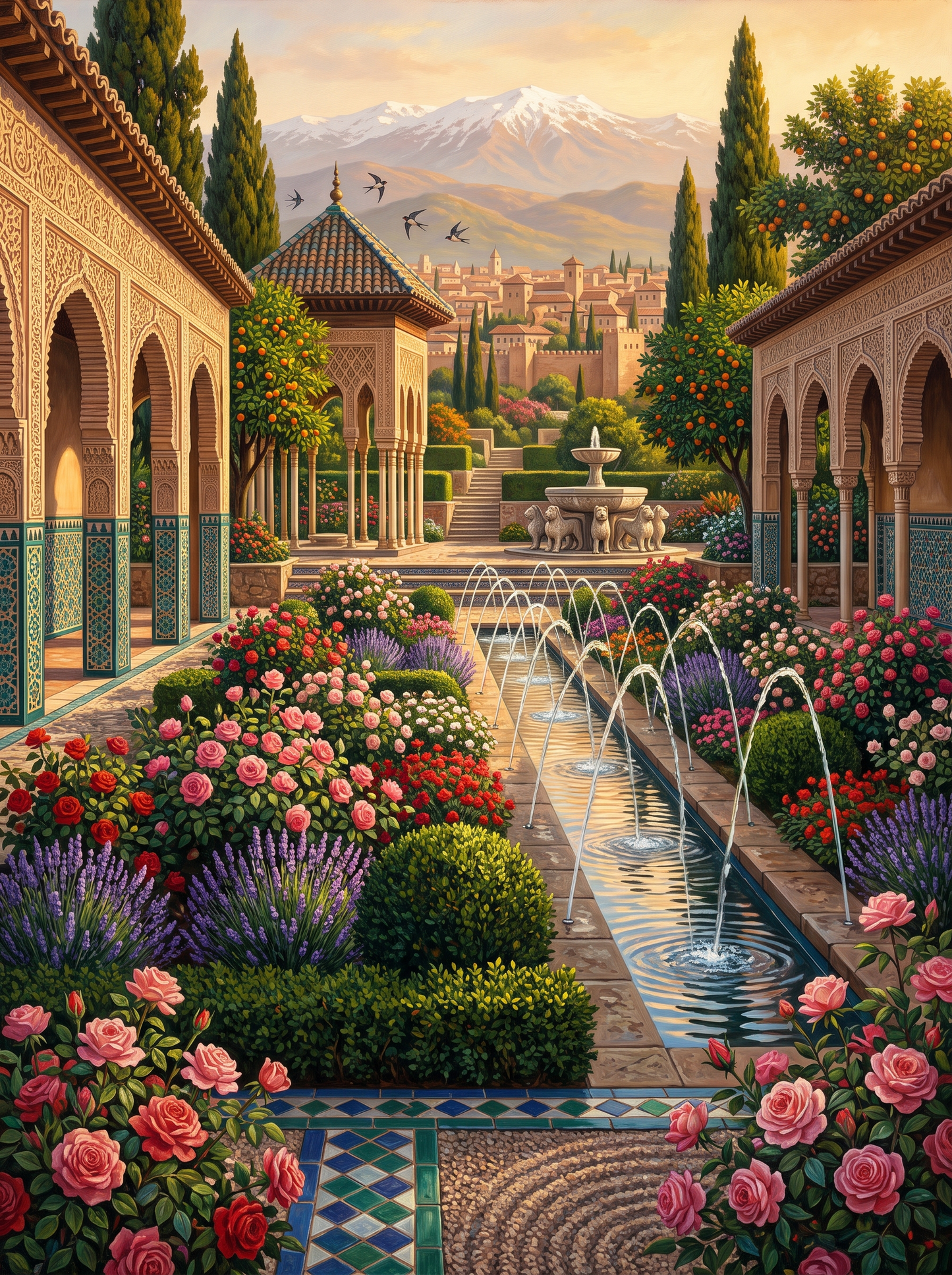 Moorish Palace Garden