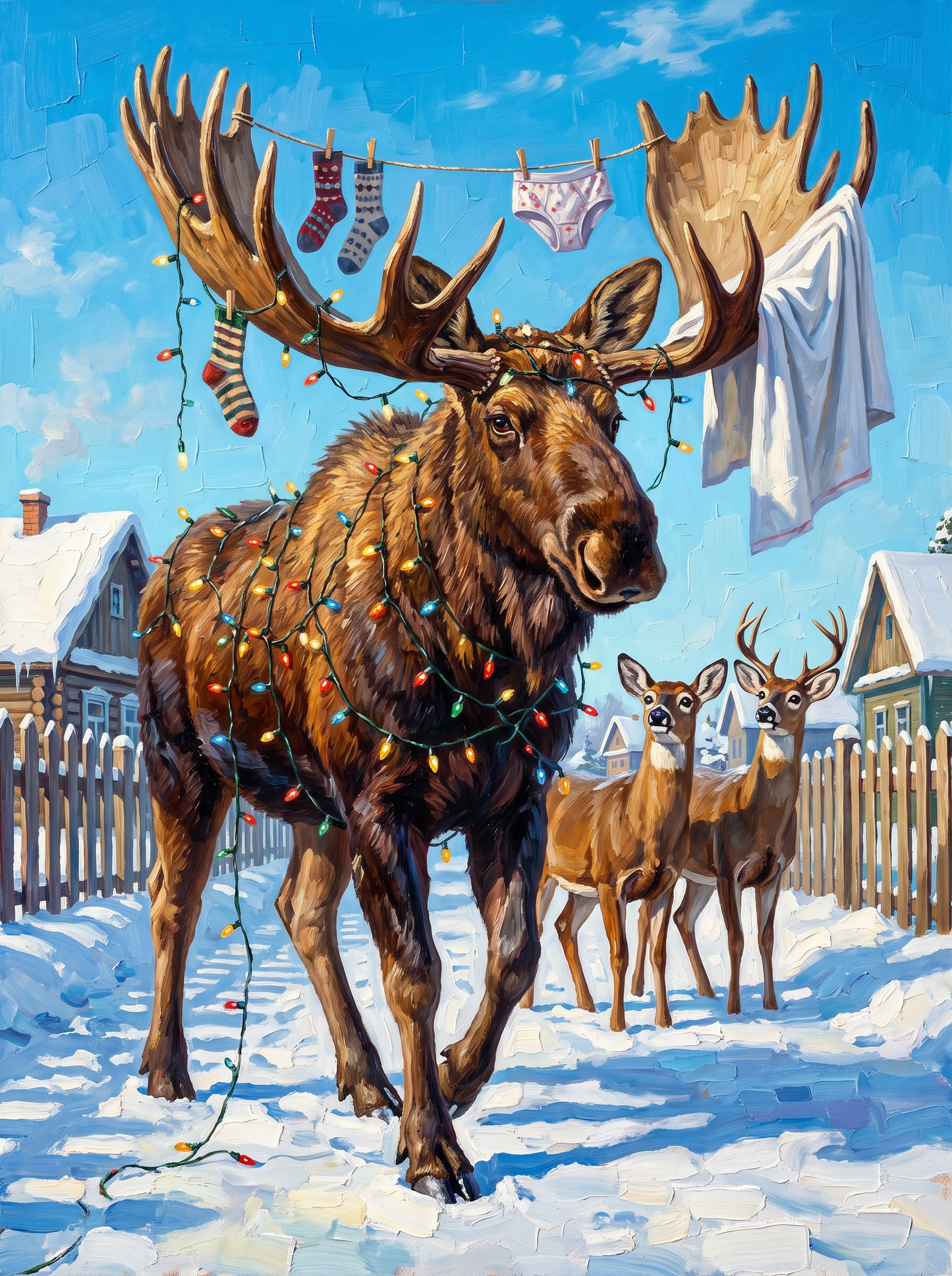 Moose with the Washing