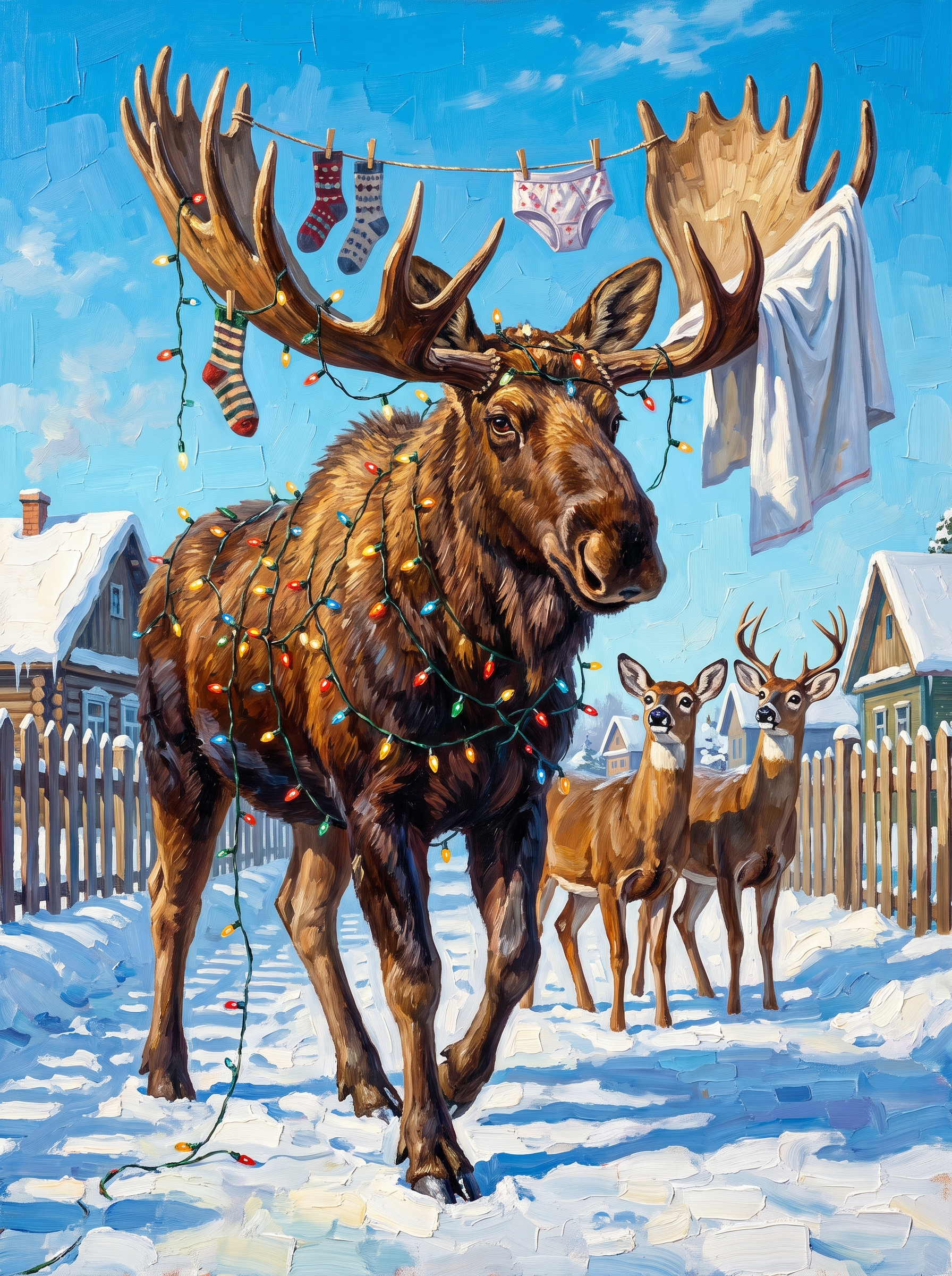 Moose with the Washing