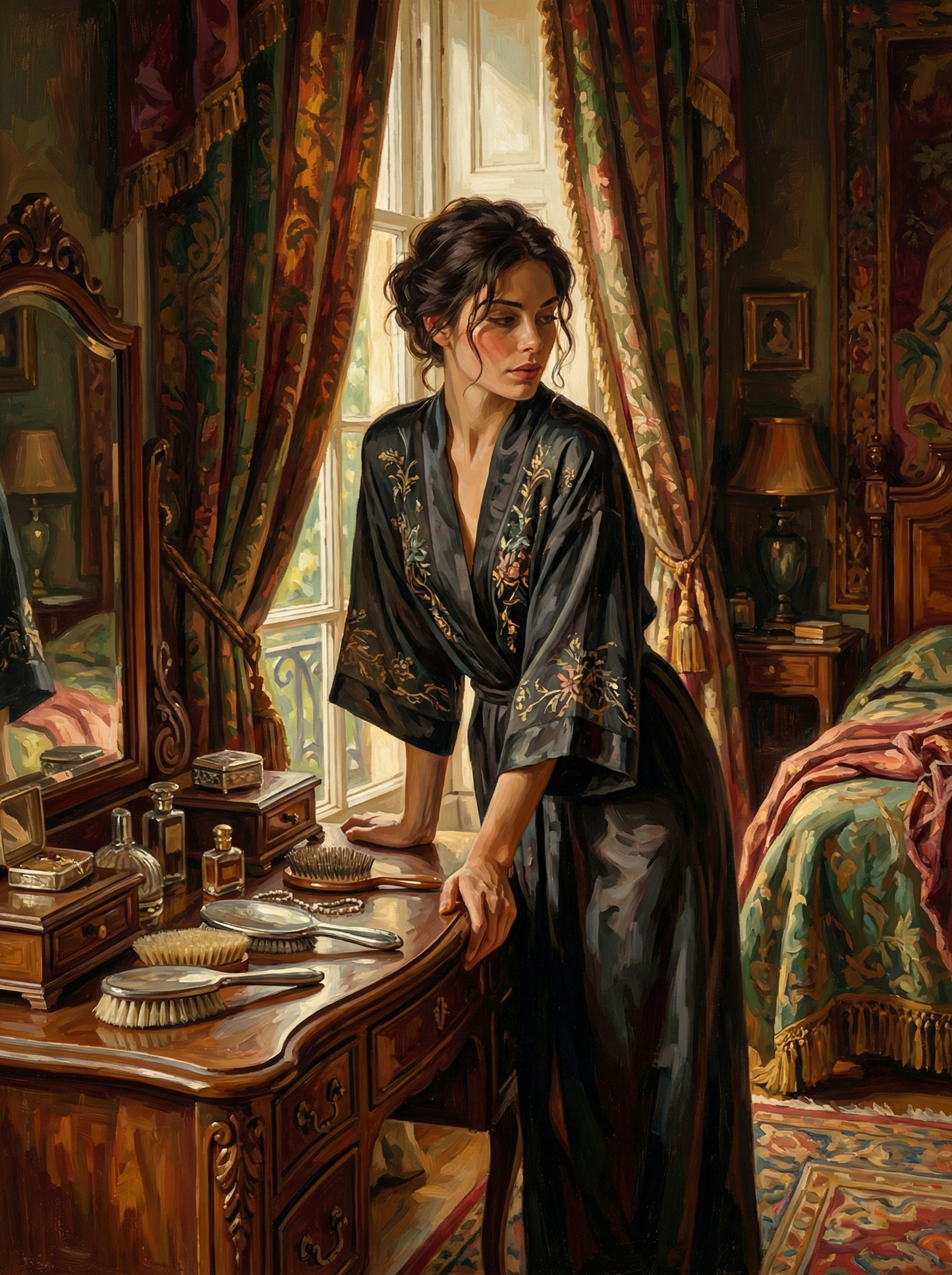 Morning at the Vanity (Diamond Painting)