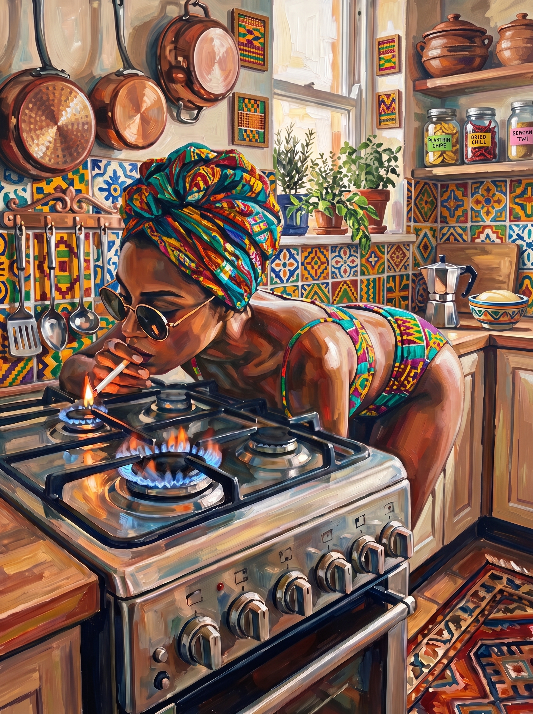 Mosaic Morning Light