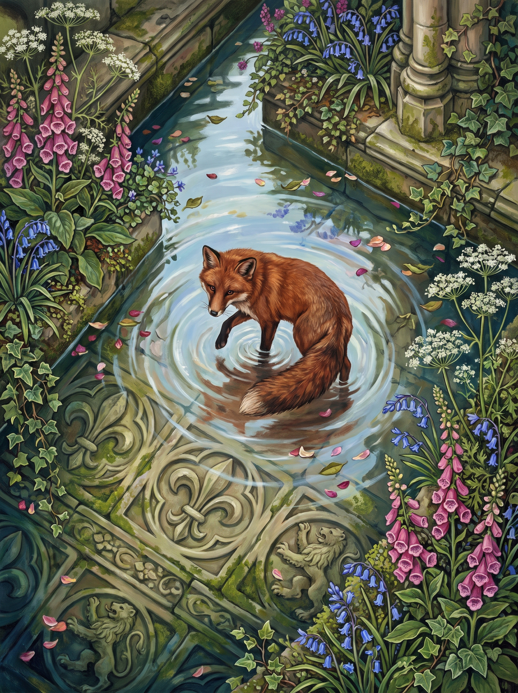 Mossy Tile Fox