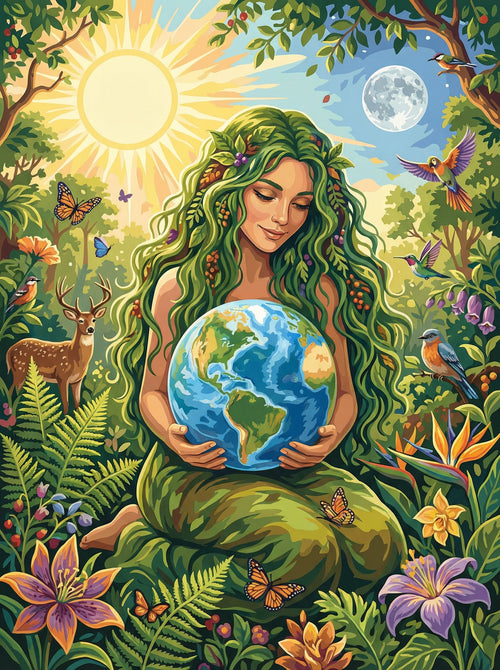 Mother Earths Embrace (Diamond Painting) Diamond Painting kit