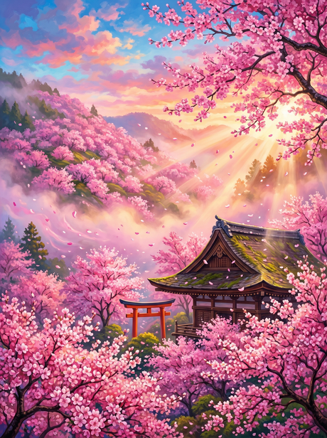 Mount Yoshino Sakura