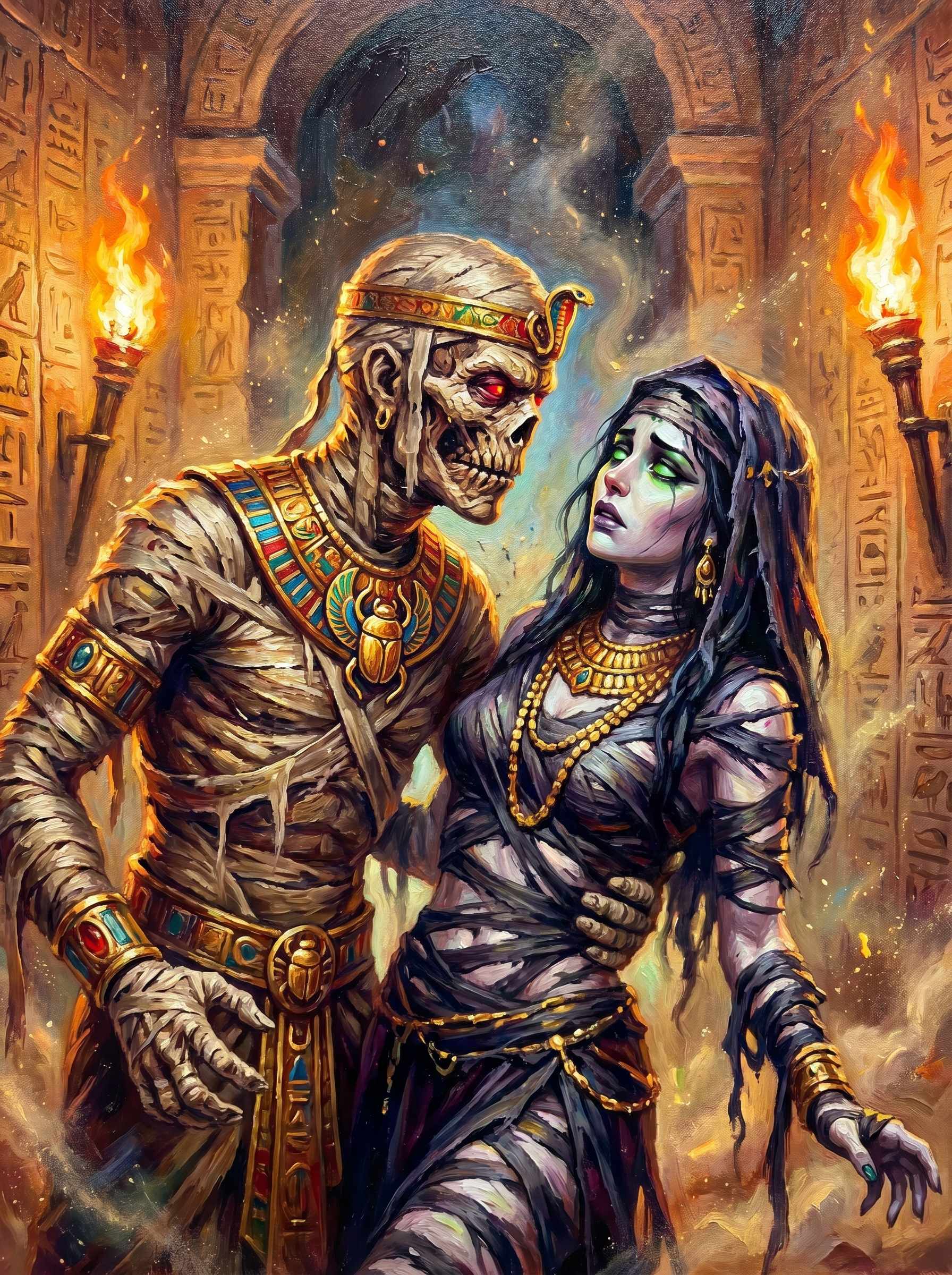 Mummy Couple Tomb (80 Colors)