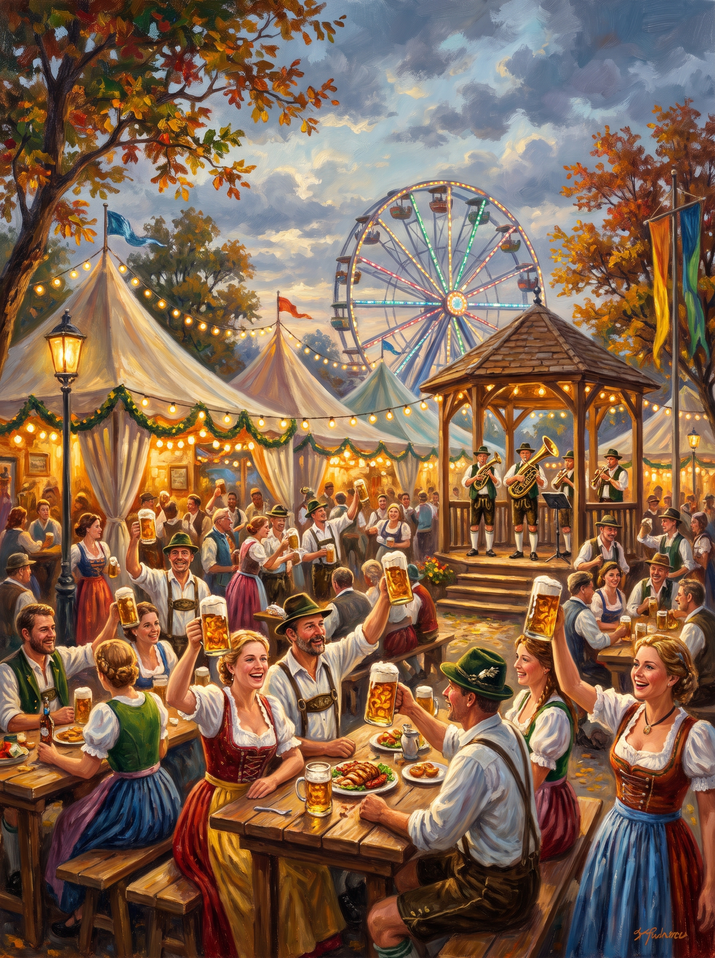 Munich Oktoberfest Tents