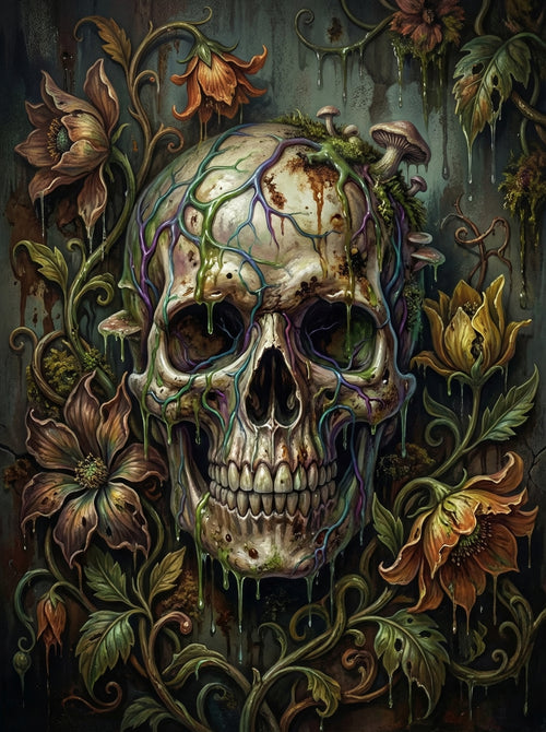 Mushroom Skull Forest (Diamond Painting) Diamond Painting kit