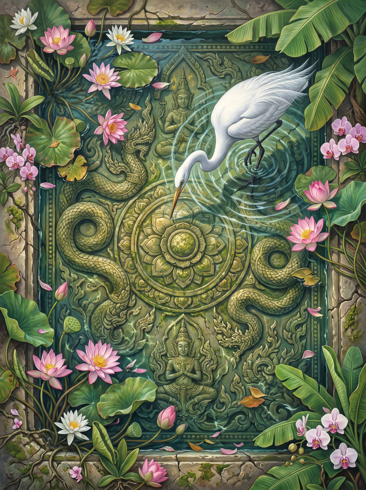 Naga Pond Egret