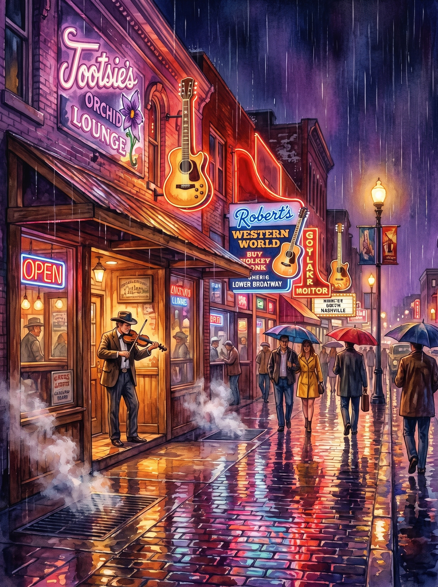 Broadway Neon Rain, Nashville