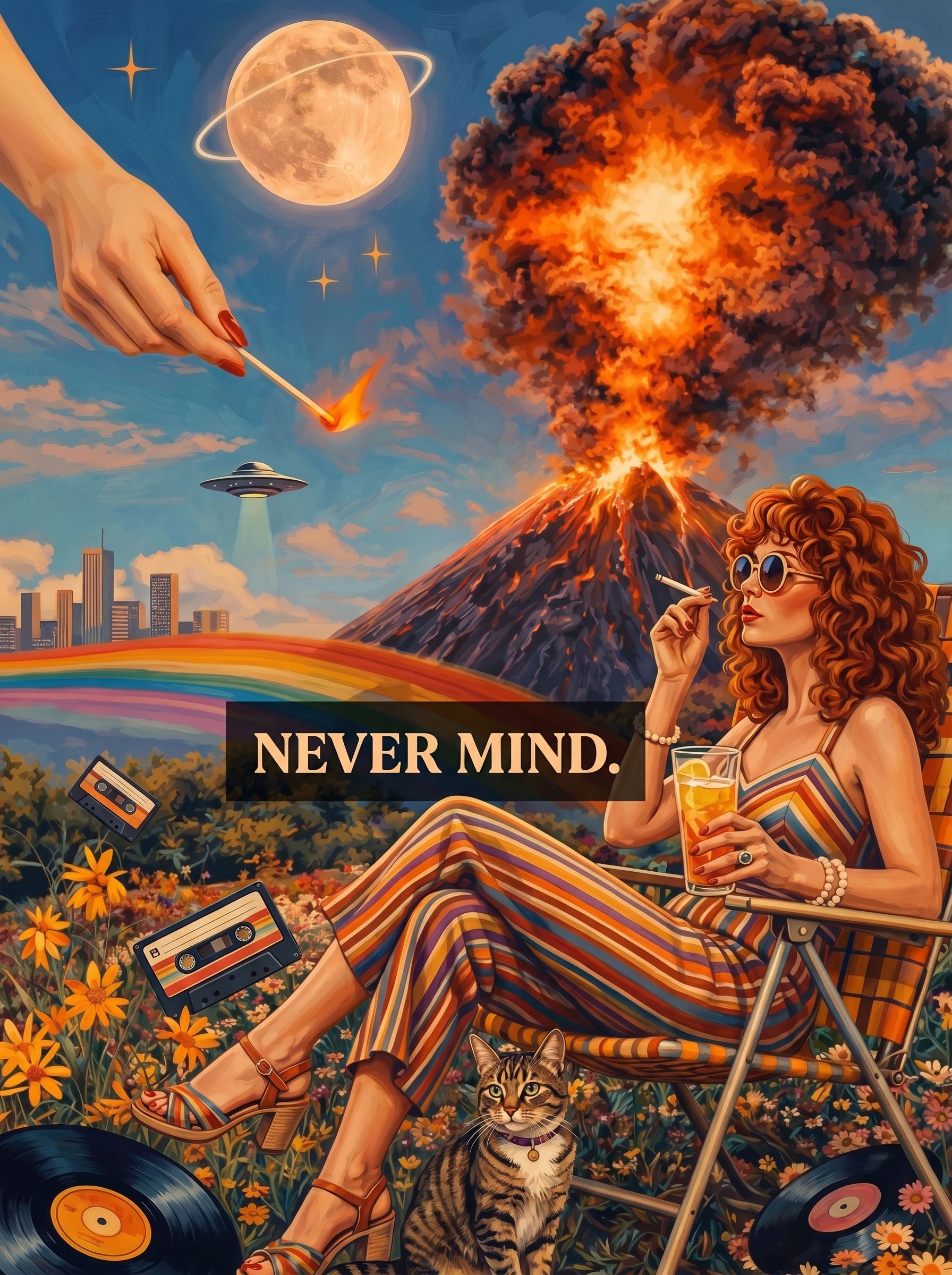 Never Mind Retro Explosion (100 Color Diamond Painting) Diamond Painting kit