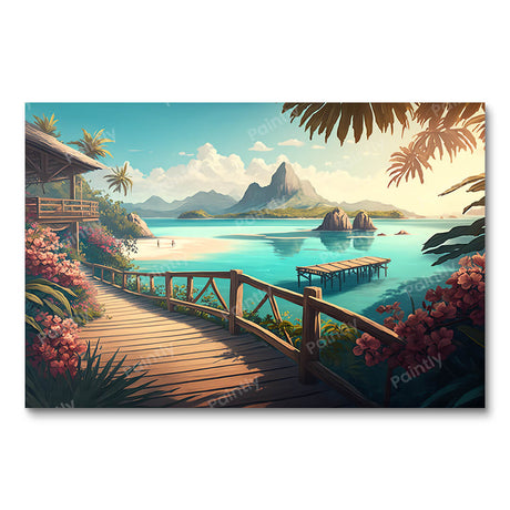 Paradise Palette (Diamond Painting) Diamond Painting kit