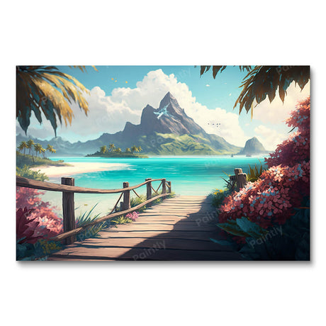 Beachfront Beauty (Diamond Painting) Diamond Painting kit