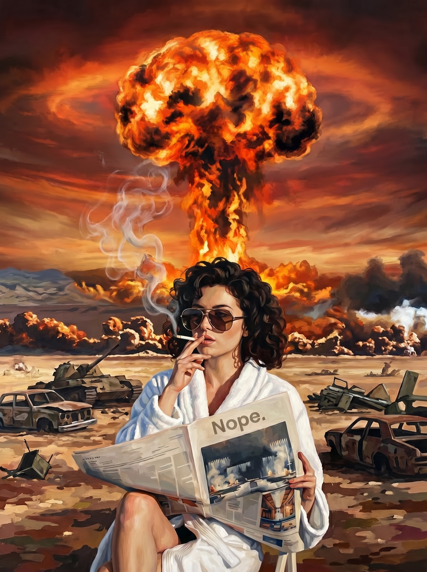 Nope. Apocalypse Robe Lady (100 Color Diamond Painting) Diamond Painting kit