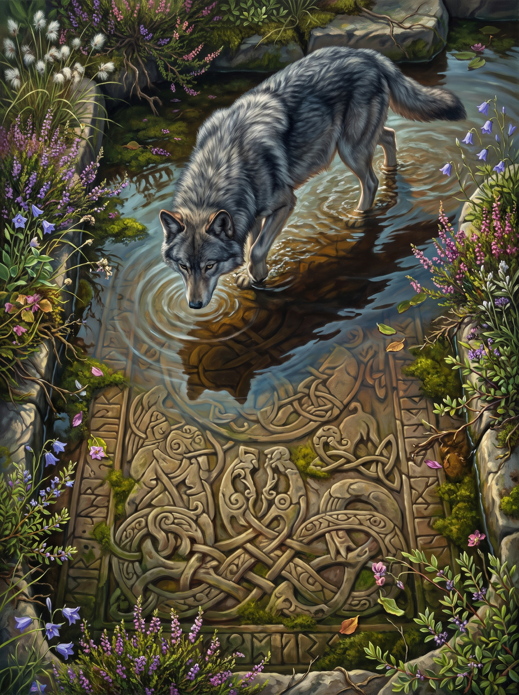 Norse Peat Pool Wolf