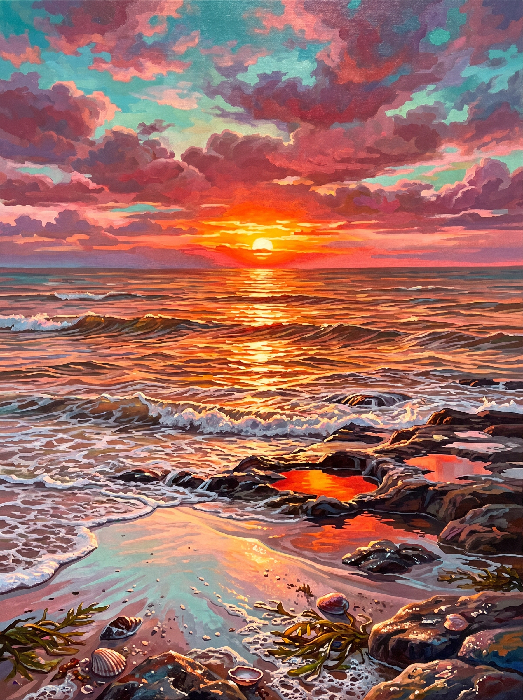 Ocean Sunrise Road