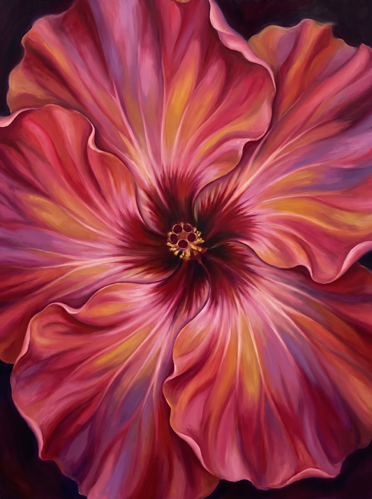Okeeffe Macro Bloom Homage (Diamond Painting)