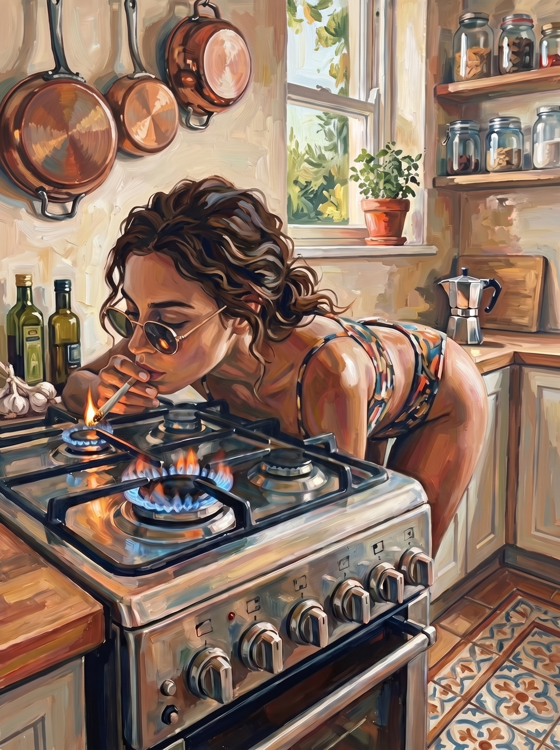 Olive Oil Sunrise