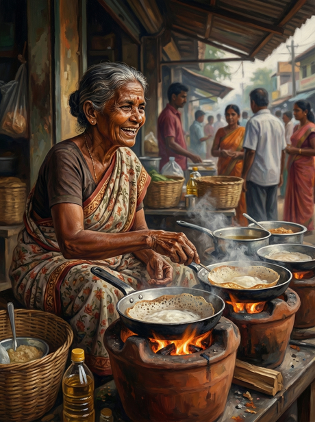 Open Fire Kitchen (Diamond Painting) Diamond Painting kit